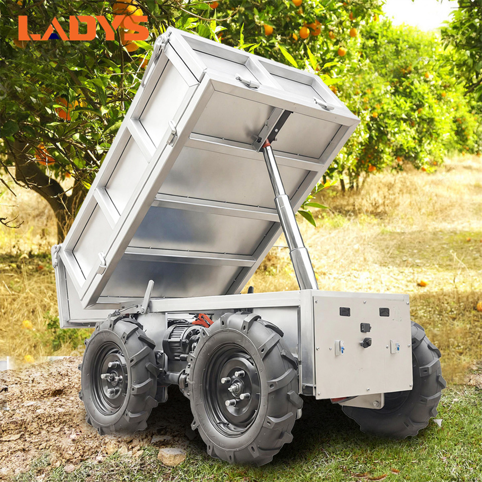 LADYS D-600 All-Terrain Four-Wheel Drive And Eight-Wheel Drive Transport Truck, Mountain Area Farm Orchard Greenhouse Construction Site Creeper Remote Control Electric Agricultural Transport Vehicle - ATV/ Xe 4 bánh: hình 4 LADYS D-600 All-Terrain Four-Wheel Drive And Eight-Wheel Drive Transport Truck, Mountain Area Farm Orchard Greenhouse Construction Site Creeper Remote Control Electric Agricultural Transport Vehicle - ATV/ Xe 4 bánh: hình 4