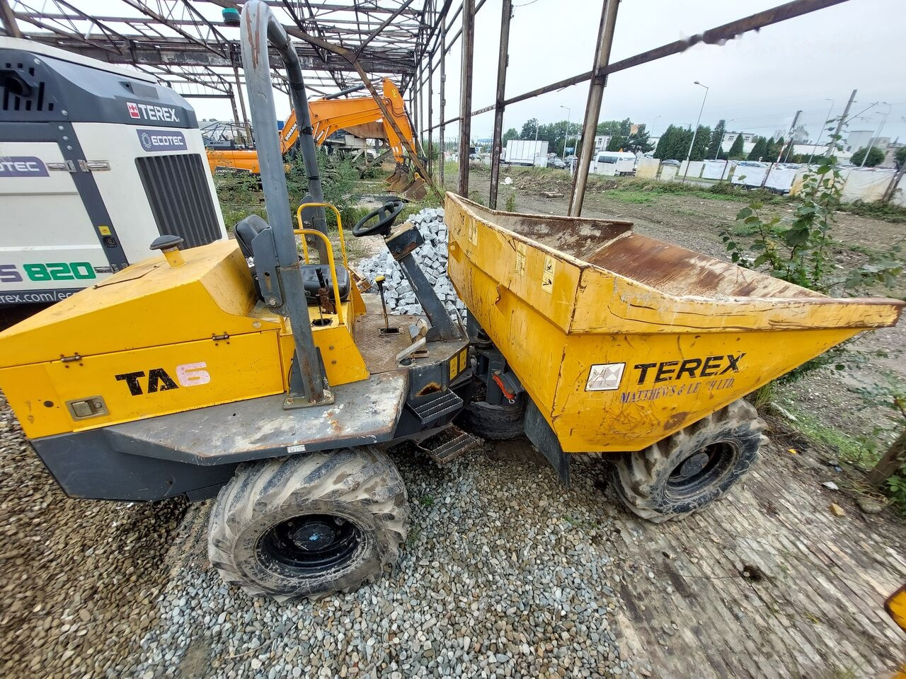 Terex TA6 - Xe ben đổ có khớp nối: hình 1 Terex TA6 - Xe ben đổ có khớp nối: hình 1