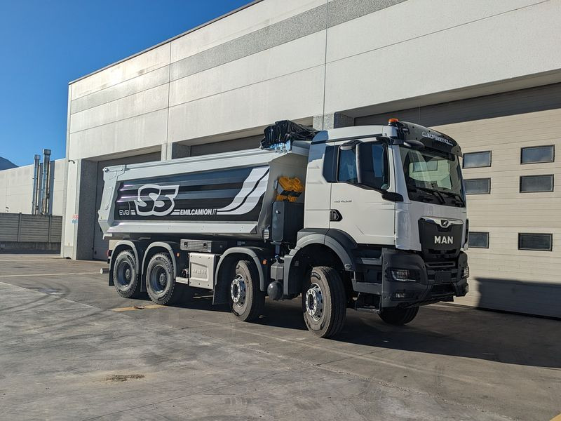 Xe ben CAMION RIBALTABILE 4 ASSI 520 hp VASCA S5 NUOVO MAN TGS 41.520 8x4 BB CH: hình 1