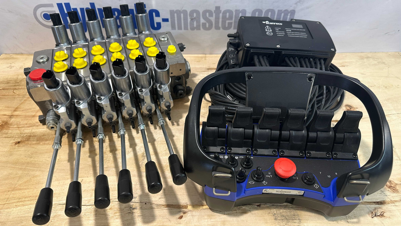 Set Scanreco RC400 with Walvoil DPX100 Manitex, Palfinger, Atlas, Cormach - Rơ moóc lâm nghiệp: hình 2 Set Scanreco RC400 with Walvoil DPX100 Manitex, Palfinger, Atlas, Cormach - Rơ moóc lâm nghiệp: hình 2