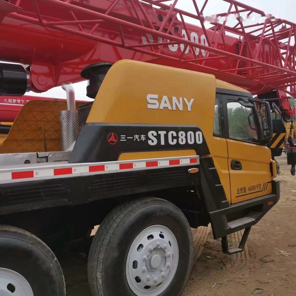 Sany Used Sany STC800 80 Ton Original Mobile Crane Truck Truck Mounte - Cẩu bánh lốp: hình 4 Sany Used Sany STC800 80 Ton Original Mobile Crane Truck Truck Mounte - Cẩu bánh lốp: hình 4