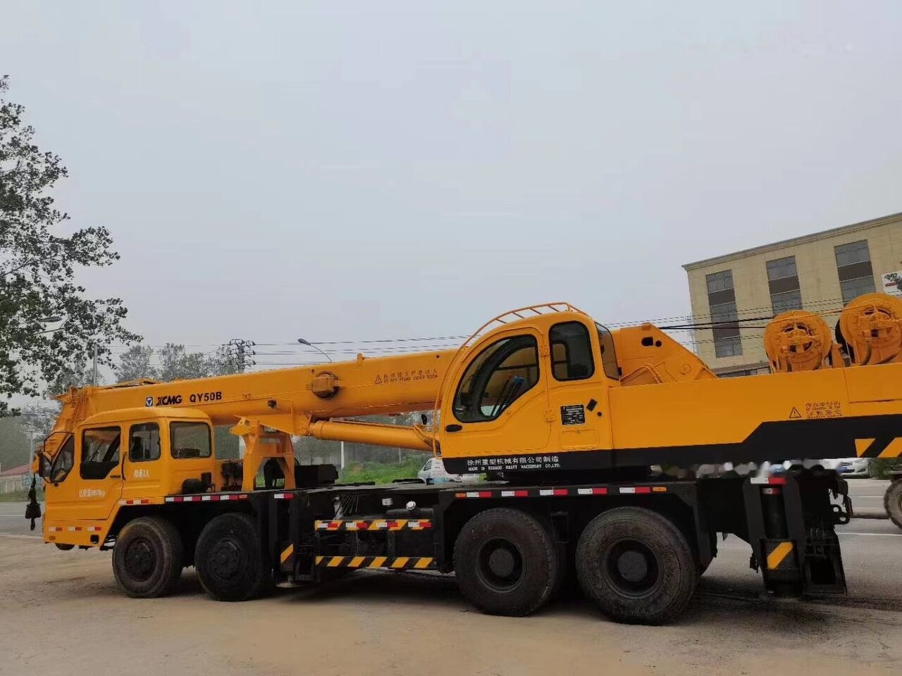 Cẩu bánh lốp XCMG QY50B QY50K QY70K QY100K QY130K truck crane: hình 6