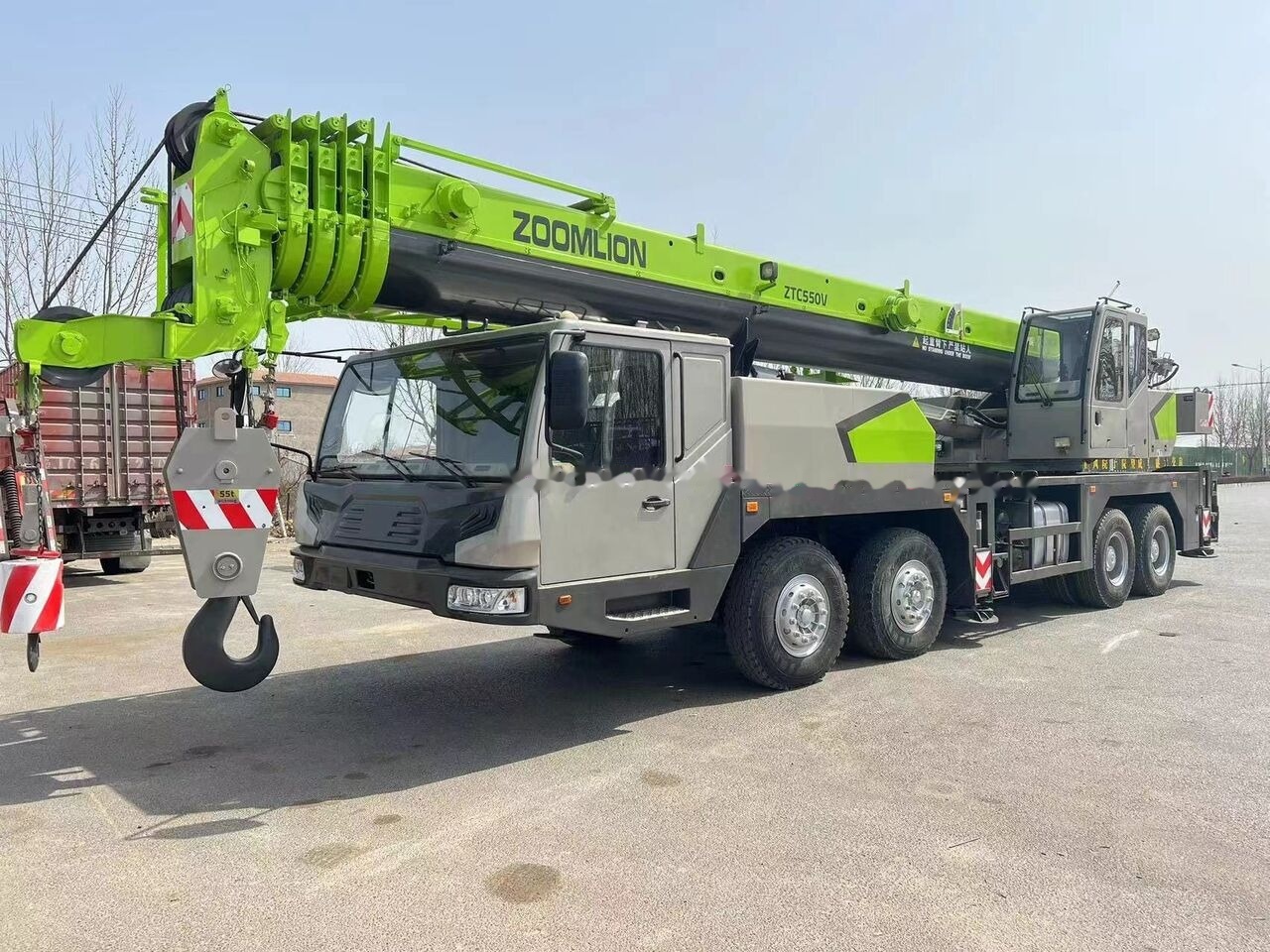 Zoomlion ZTC550V ZTC500V ZTC800V 50T 55T 80T - Cẩu bánh lốp: hình 2 Zoomlion ZTC550V ZTC500V ZTC800V 50T 55T 80T - Cẩu bánh lốp: hình 2