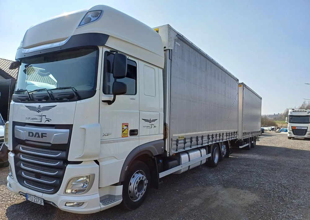 DAF XF 480 SUPER SPACE CAB / ZESTAW TANDEM PRZEJAZDOWY 120m3 - Xe tải thùng mui bạt: hình 1 DAF XF 480 SUPER SPACE CAB / ZESTAW TANDEM PRZEJAZDOWY 120m3 - Xe tải thùng mui bạt: hình 1
