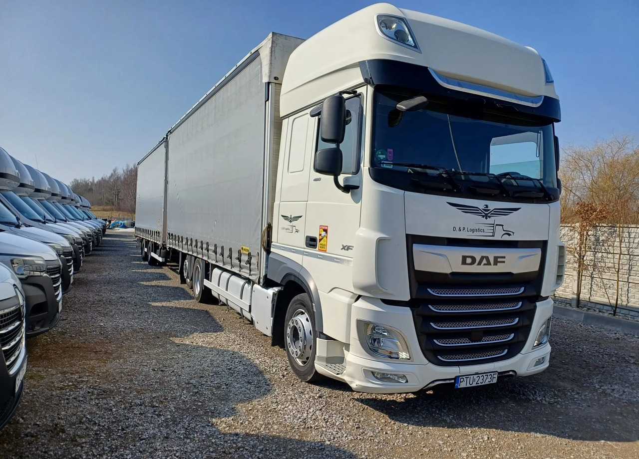 Xe tải thùng mui bạt DAF XF 480 SUPER SPACE CAB / ZESTAW TANDEM PRZEJAZDOWY 120m3: hình 11