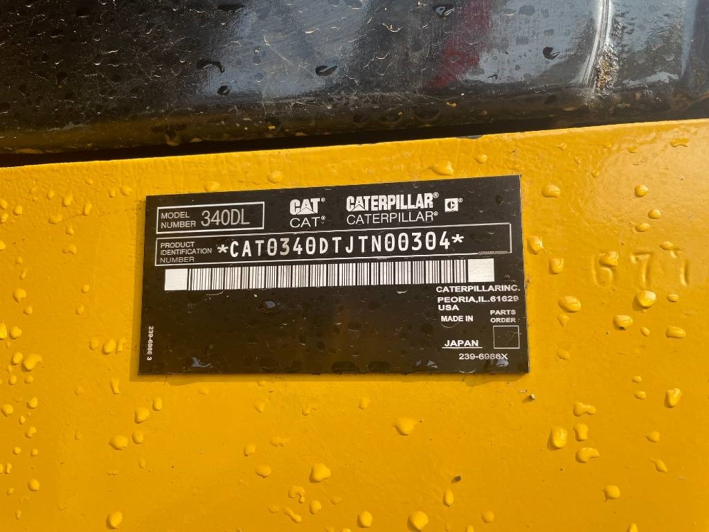 CAT 340 D L - Máy xúc bánh xích: hình 3 CAT 340 D L - Máy xúc bánh xích: hình 3