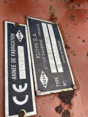 Kuhn GF 6301 MH - Dàn trải/ Cào: hình 5 Kuhn GF 6301 MH - Dàn trải/ Cào: hình 5