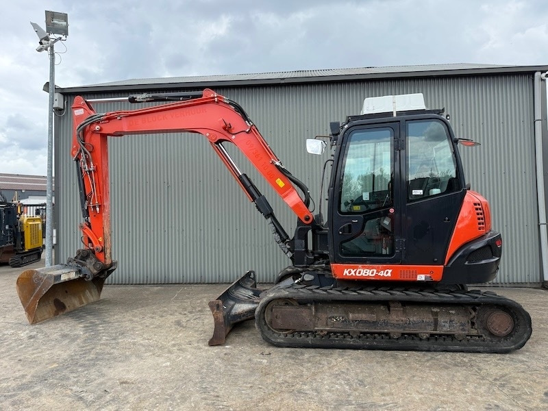 Kubota KX 080-4 - Máy xúc mini: hình 1 Kubota KX 080-4 - Máy xúc mini: hình 1