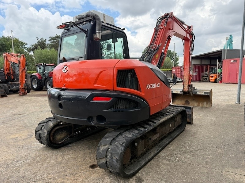 Kubota KX 080-4 - Máy xúc mini: hình 4 Kubota KX 080-4 - Máy xúc mini: hình 4