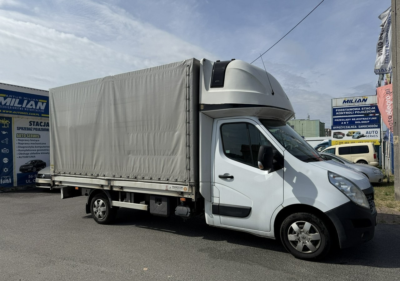 Renault Master Master 2.3-165KM Skrzynia plandeka 8-palet Klima sypialnia Model 201 - Xe van thùng mui bạt: hình 1 Renault Master Master 2.3-165KM Skrzynia plandeka 8-palet Klima sypialnia Model 201 - Xe van thùng mui bạt: hình 1