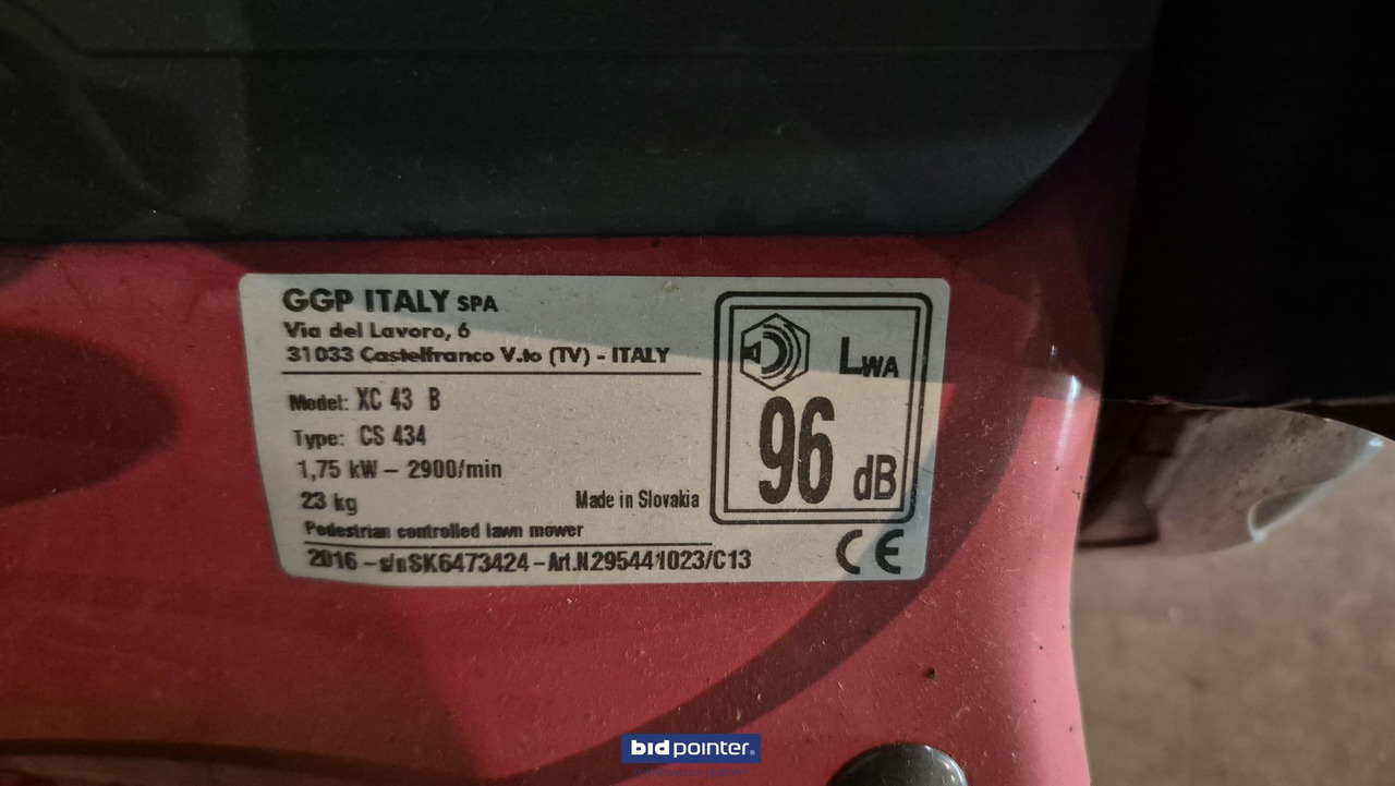 Castelgarden XC 43 B - Máy cắt cỏ vườn: hình 3 Castelgarden XC 43 B - Máy cắt cỏ vườn: hình 3