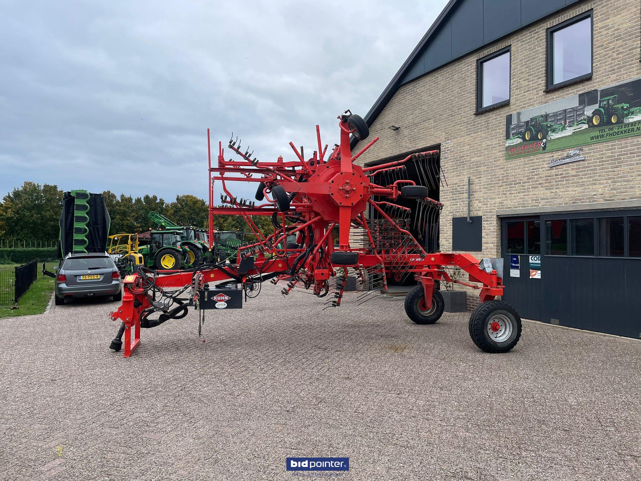 Kuhn GA8521 - Dàn trải/ Cào: hình 3 Kuhn GA8521 - Dàn trải/ Cào: hình 3