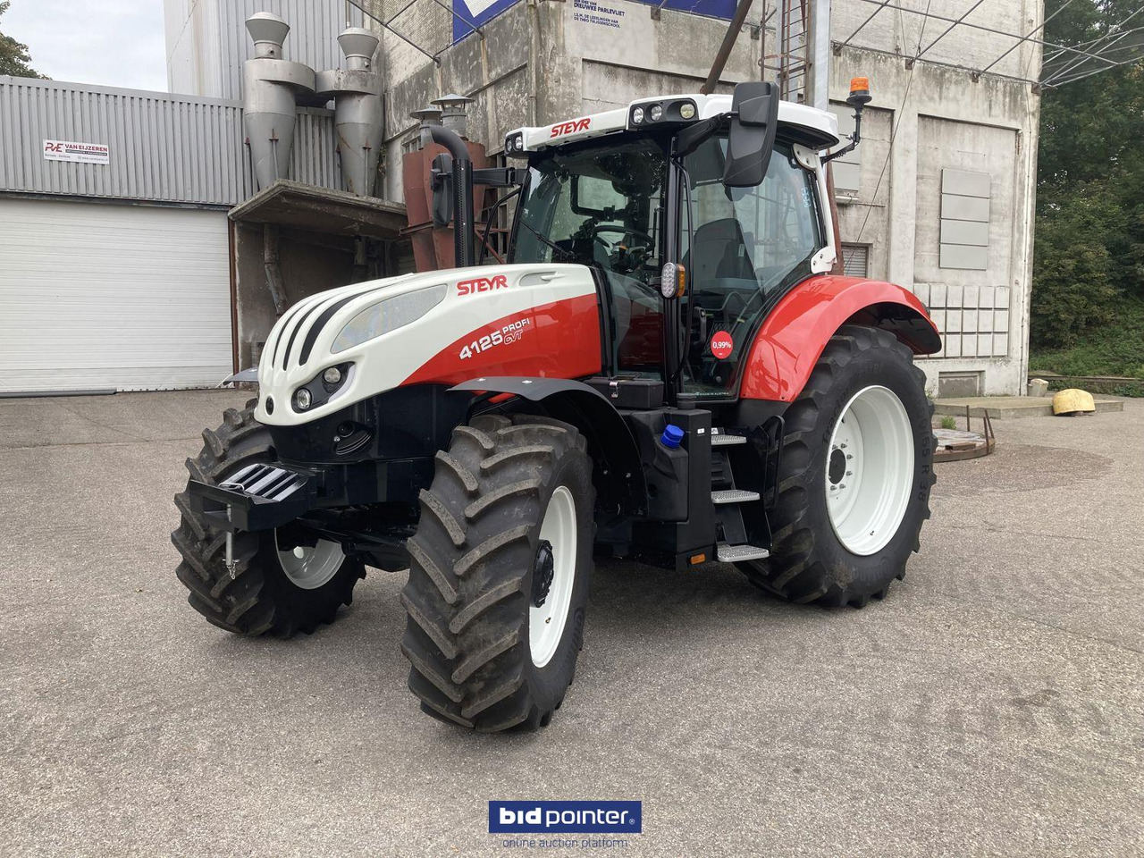 Steyr 4125 profi CVT - Máy cày: hình 1 Steyr 4125 profi CVT - Máy cày: hình 1