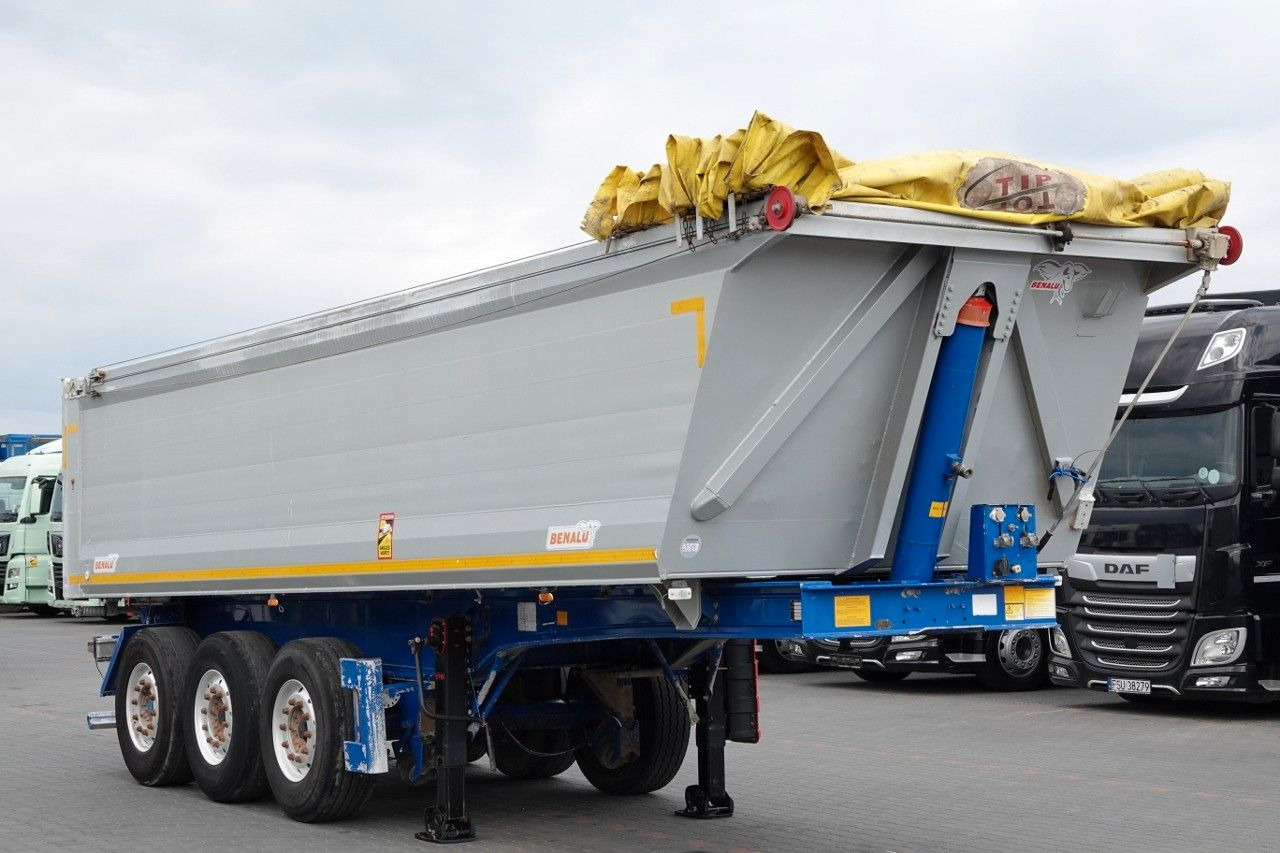 Benalu WYWROTKA / 26 m3 / ALUMINIOWA / OŚ PODNOSZONA / - Sơ mi rơ moóc ben: hình 1 Benalu WYWROTKA / 26 m3 / ALUMINIOWA / OŚ PODNOSZONA / - Sơ mi rơ moóc ben: hình 1