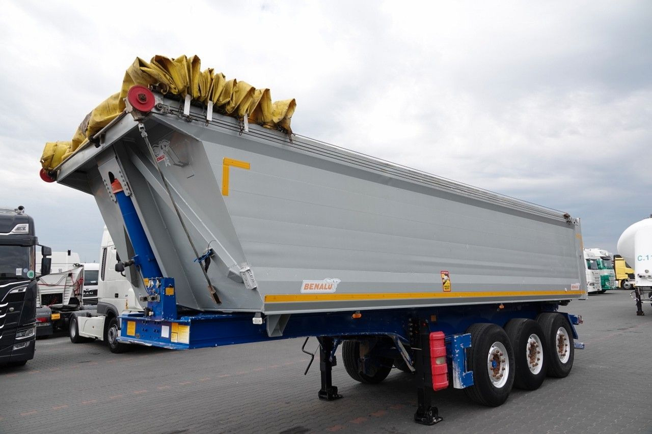 Benalu WYWROTKA / 26 m3 / ALUMINIOWA / OŚ PODNOSZONA / - Sơ mi rơ moóc ben: hình 3 Benalu WYWROTKA / 26 m3 / ALUMINIOWA / OŚ PODNOSZONA / - Sơ mi rơ moóc ben: hình 3