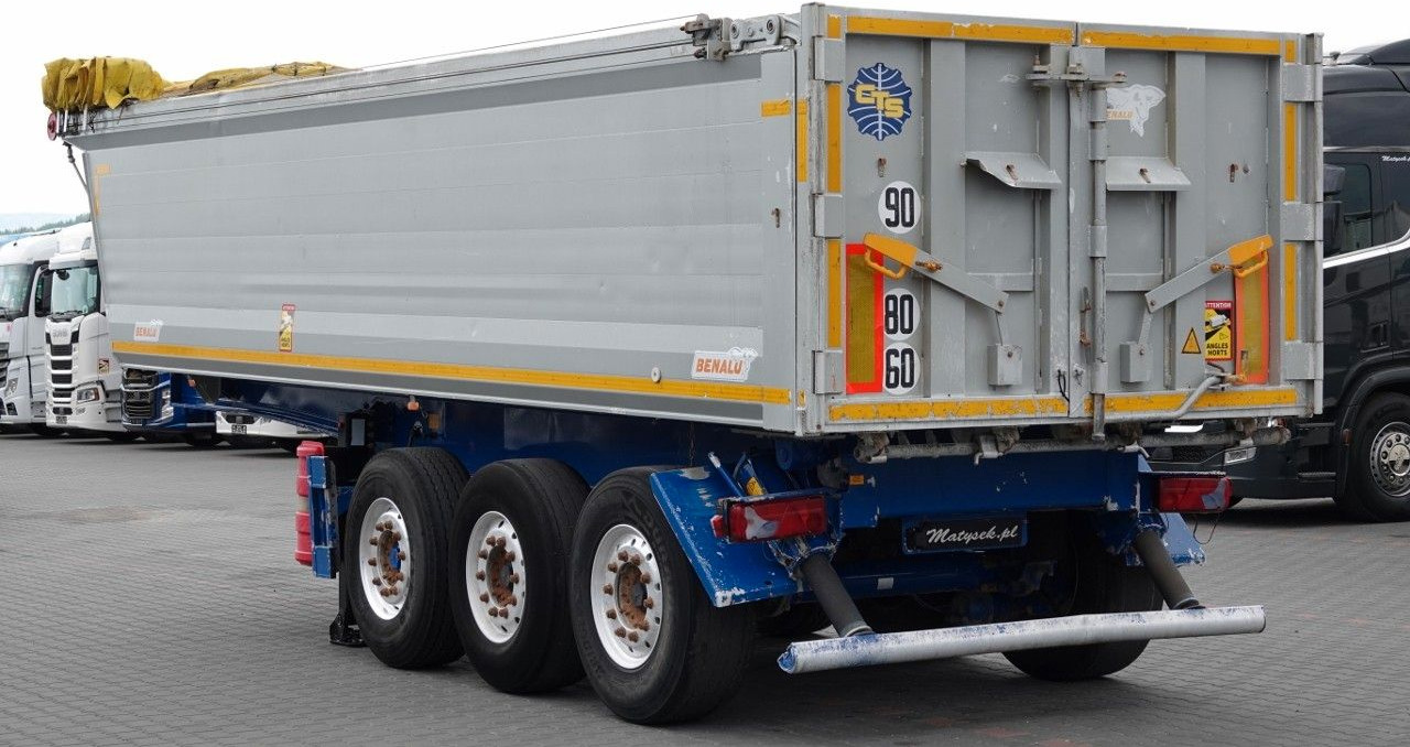 Benalu WYWROTKA / 26 m3 / ALUMINIOWA / OŚ PODNOSZONA / - Sơ mi rơ moóc ben: hình 5 Benalu WYWROTKA / 26 m3 / ALUMINIOWA / OŚ PODNOSZONA / - Sơ mi rơ moóc ben: hình 5