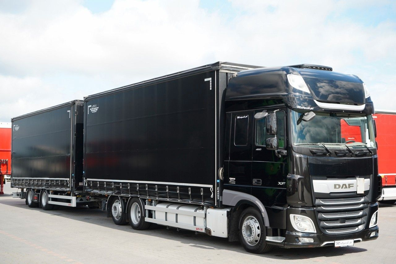 DAF XF 480 / I PARK-COOL / ZESTAW TANDEM / 120 M3 / - Xe tải thùng mui bạt: hình 1 DAF XF 480 / I PARK-COOL / ZESTAW TANDEM / 120 M3 / - Xe tải thùng mui bạt: hình 1
