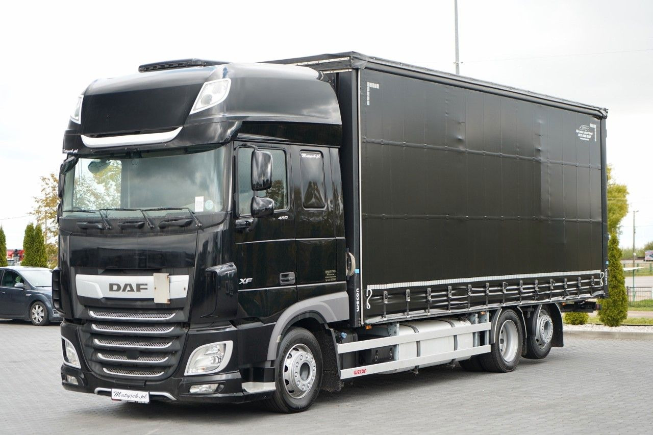 DAF XF 480 / SOLÓWKA / 6X2 / MEGA / OŚ PODNOSZONA / - Xe tải thùng mui bạt: hình 3 DAF XF 480 / SOLÓWKA / 6X2 / MEGA / OŚ PODNOSZONA / - Xe tải thùng mui bạt: hình 3