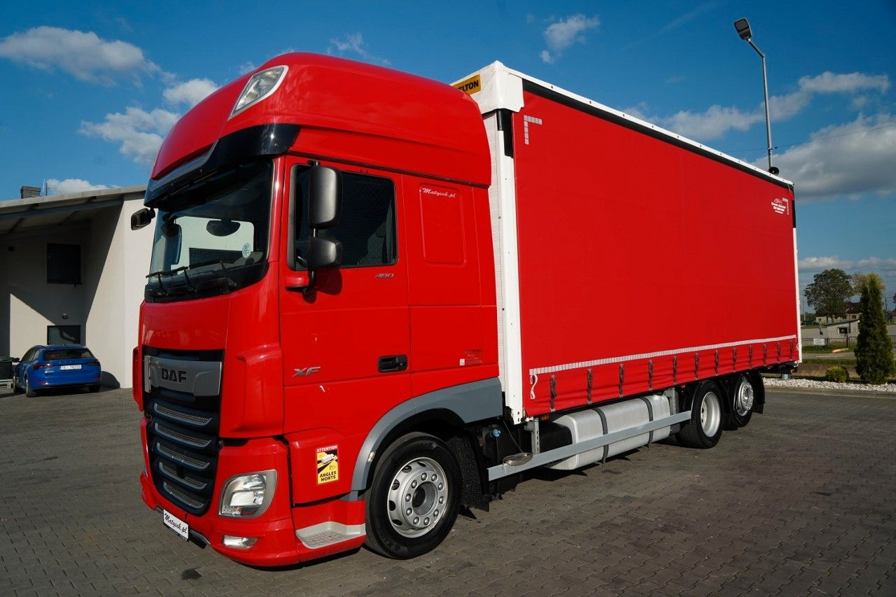 DAF XF 480 / SOLÓWKA / SSC / 6X2 / OŚ PODNOSZONA / W - Xe tải thùng mui bạt: hình 2 DAF XF 480 / SOLÓWKA / SSC / 6X2 / OŚ PODNOSZONA / W - Xe tải thùng mui bạt: hình 2