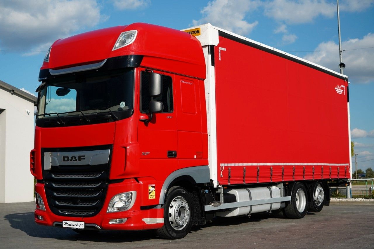 DAF XF 480 / SOLÓWKA / SSC / 6X2 / OŚ PODNOSZONA / W - Xe tải thùng mui bạt: hình 1 DAF XF 480 / SOLÓWKA / SSC / 6X2 / OŚ PODNOSZONA / W - Xe tải thùng mui bạt: hình 1