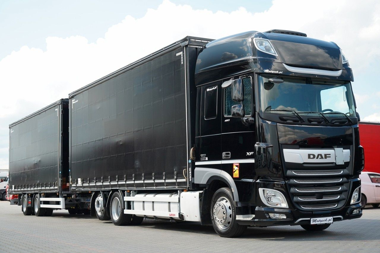 DAF XF 480 / ZESTAW TANDEM / 120 M3 / PRZEJAZDOWY / - Xe tải thùng mui bạt: hình 4 DAF XF 480 / ZESTAW TANDEM / 120 M3 / PRZEJAZDOWY / - Xe tải thùng mui bạt: hình 4