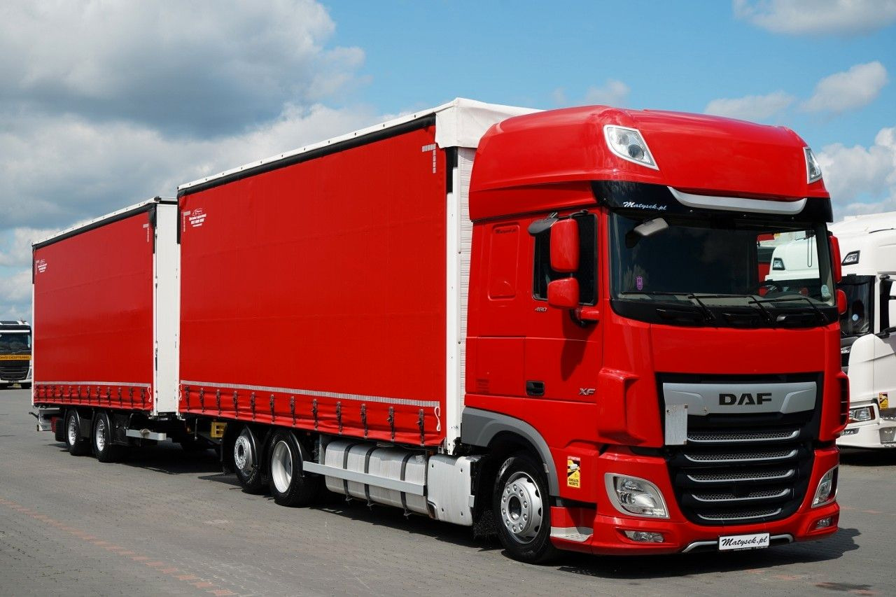 DAF XF 480 / ZESTAW TANDEM 120 M3 / PRZEJAZDOWY / WI - Xe tải thùng mui bạt: hình 4 DAF XF 480 / ZESTAW TANDEM 120 M3 / PRZEJAZDOWY / WI - Xe tải thùng mui bạt: hình 4