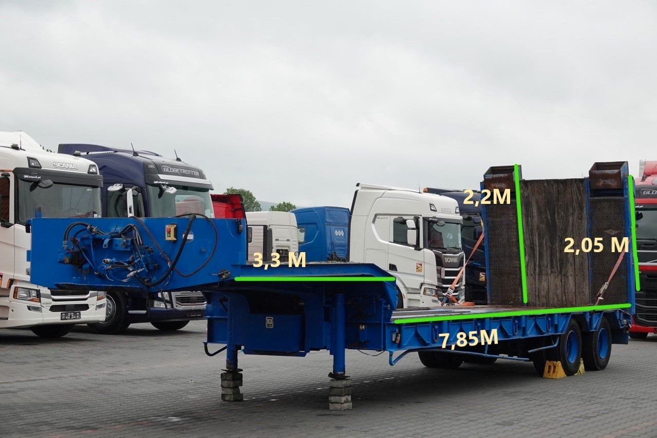 Kaiser LAWETA NISKOPODWOZIOWA / NAJAZDY HYDRAULICZNE / - Sơ mi rơ moóc thùng thấp: hình 2 Kaiser LAWETA NISKOPODWOZIOWA / NAJAZDY HYDRAULICZNE / - Sơ mi rơ moóc thùng thấp: hình 2