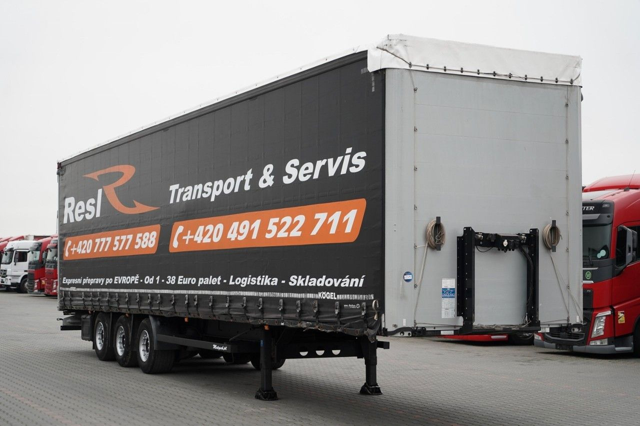 Kögel FIRANKA / MEGA / OŚ PODNOSZONA / OSIE SAF / DACH - Sơ mi rơ moóc mui bạt: hình 1 Kögel FIRANKA / MEGA / OŚ PODNOSZONA / OSIE SAF / DACH - Sơ mi rơ moóc mui bạt: hình 1