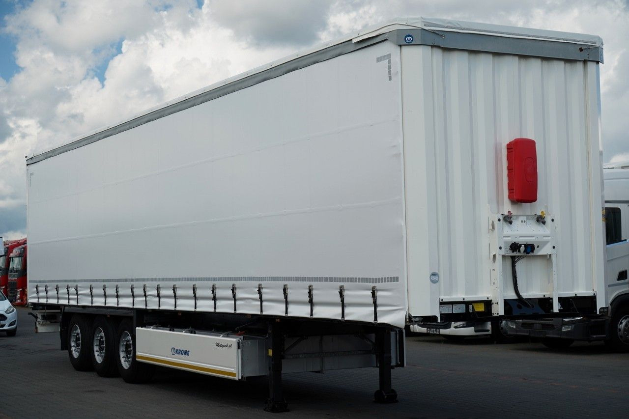 Krone FIRANKA / STANDARD / 2021 ROK / KOSZ NA PALETY / - Sơ mi rơ moóc mui bạt: hình 1 Krone FIRANKA / STANDARD / 2021 ROK / KOSZ NA PALETY / - Sơ mi rơ moóc mui bạt: hình 1