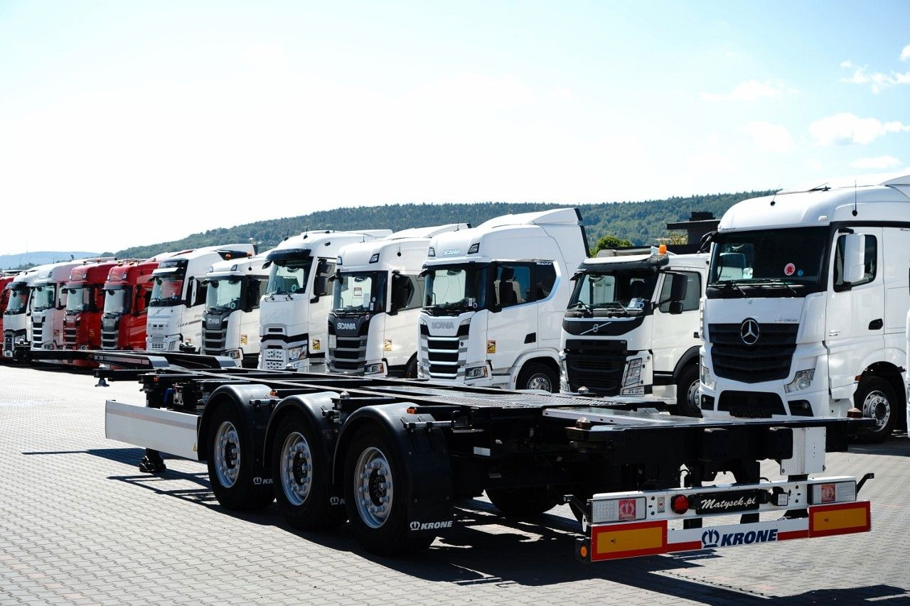 Krone / NACZEPA PODKONTENEROWA / MAŁO UŻYWANA / UNIWER - Xe chở container/ Sơ mi rơ moóc hoán đổi thân: hình 5 Krone / NACZEPA PODKONTENEROWA / MAŁO UŻYWANA / UNIWER - Xe chở container/ Sơ mi rơ moóc hoán đổi thân: hình 5