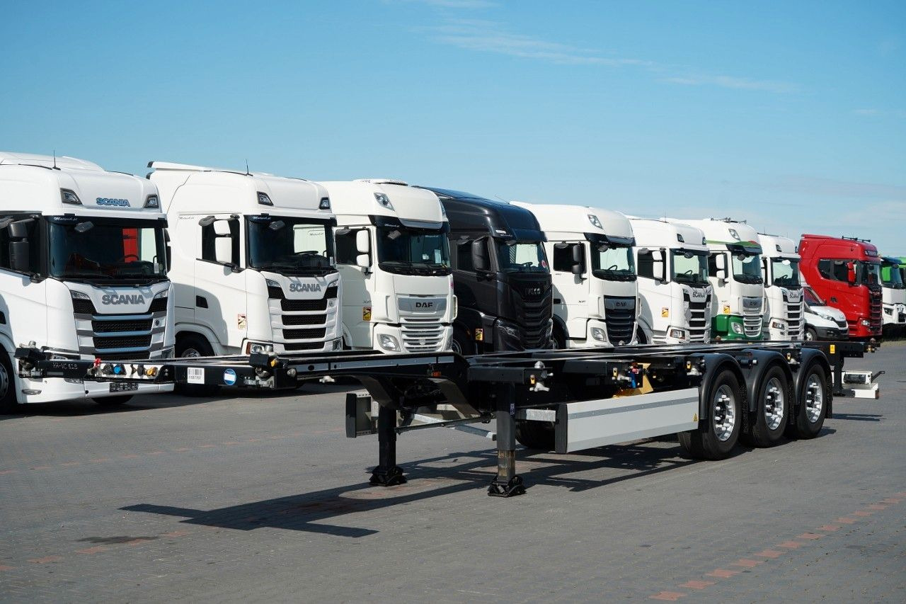 Krone / NACZEPA PODKONTENEROWA / MAŁO UŻYWANA / UNIWER - Xe chở container/ Sơ mi rơ moóc hoán đổi thân: hình 2 Krone / NACZEPA PODKONTENEROWA / MAŁO UŻYWANA / UNIWER - Xe chở container/ Sơ mi rơ moóc hoán đổi thân: hình 2