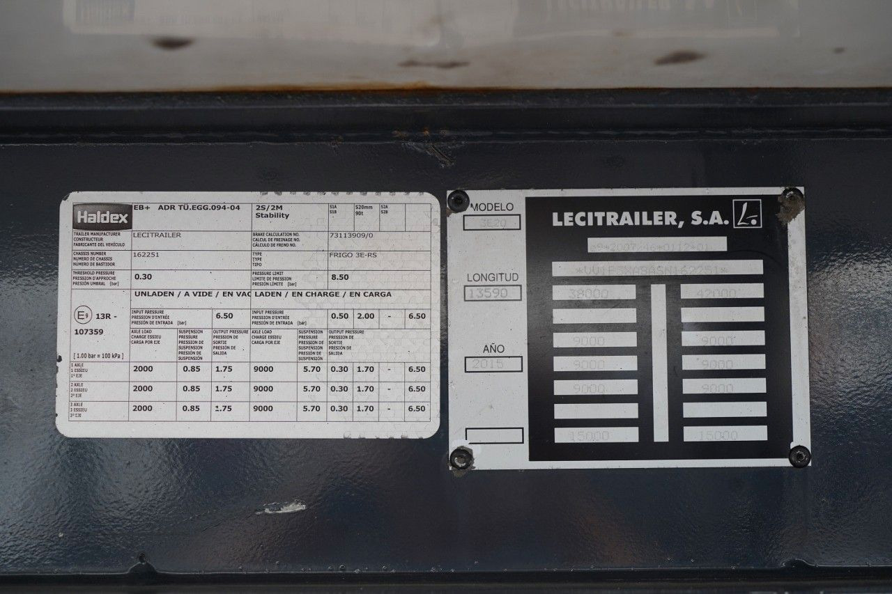 Cho thuê  LeciTrailer CHŁODNIA / CARRIER VECTOR 1350 /  OŚ PODNOSZONA LeciTrailer CHŁODNIA / CARRIER VECTOR 1350 /  OŚ PODNOSZONA: hình 19