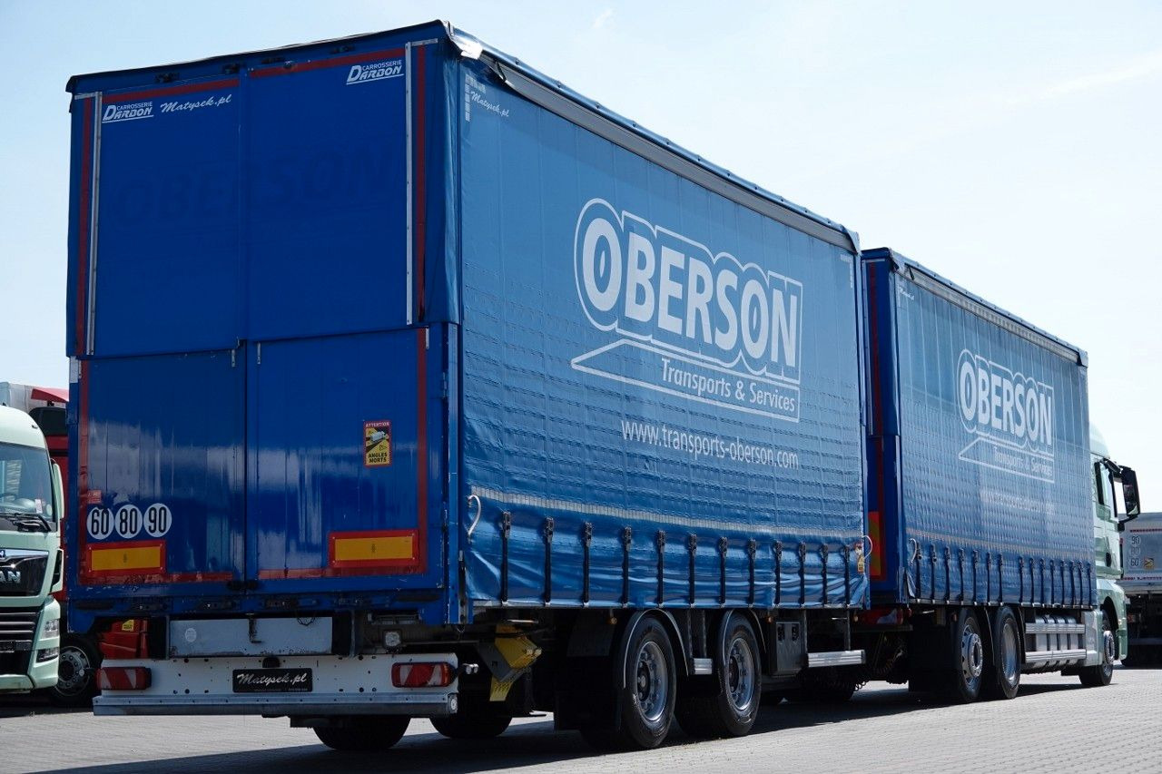 MAN TGX 26.460 / ZESTAW TANDEM PRZEJAZDOWY / 120 M3 - Xe tải thùng mui bạt: hình 4 MAN TGX 26.460 / ZESTAW TANDEM PRZEJAZDOWY / 120 M3 - Xe tải thùng mui bạt: hình 4