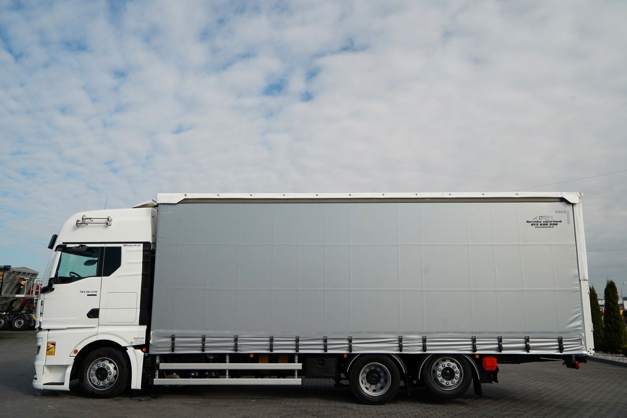 MAN TGX 26.470 / 6x2 / FIRANKA / SOLÓWKA / 6x2 / 12 - Xe tải thùng mui bạt: hình 3 MAN TGX 26.470 / 6x2 / FIRANKA / SOLÓWKA / 6x2 / 12 - Xe tải thùng mui bạt: hình 3