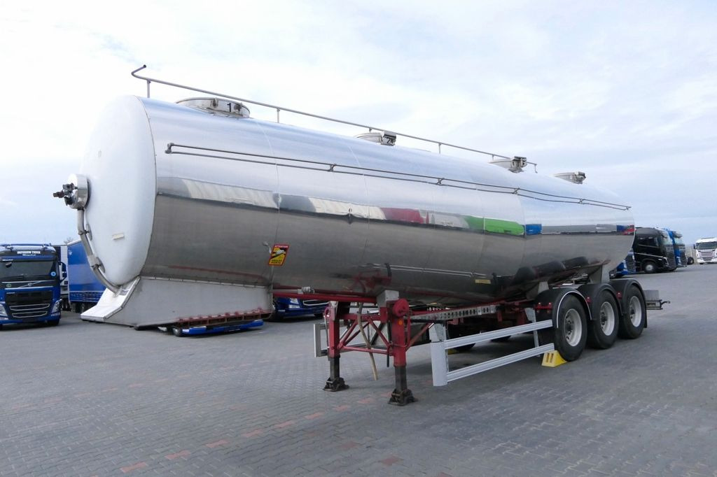 Menci ETA / FOOD LIQUID TANK TRAILER/32000 L/ 4 CHAMBE - Sơ mi rơ moóc bồn: hình 2 Menci ETA / FOOD LIQUID TANK TRAILER/32000 L/ 4 CHAMBE - Sơ mi rơ moóc bồn: hình 2