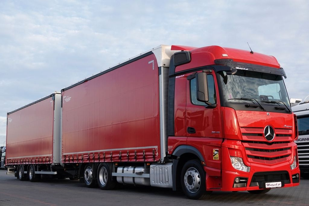 Mercedes-Benz ACTROS 2548 / ZESTAW TANDEM 120 M3 / PRZEJAZDOWY - Xe tải thùng mui bạt: hình 4 Mercedes-Benz ACTROS 2548 / ZESTAW TANDEM 120 M3 / PRZEJAZDOWY - Xe tải thùng mui bạt: hình 4