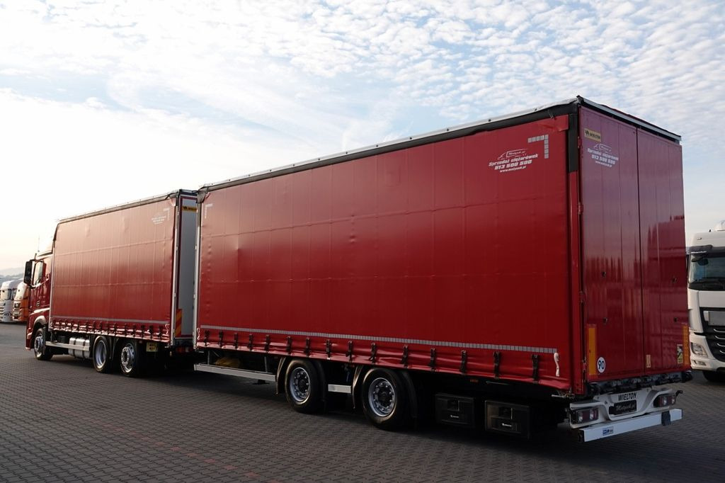 Mercedes-Benz ACTROS 2548 / ZESTAW TANDEM 120 M3 / PRZEJAZDOWY - Xe tải thùng mui bạt: hình 2 Mercedes-Benz ACTROS 2548 / ZESTAW TANDEM 120 M3 / PRZEJAZDOWY - Xe tải thùng mui bạt: hình 2