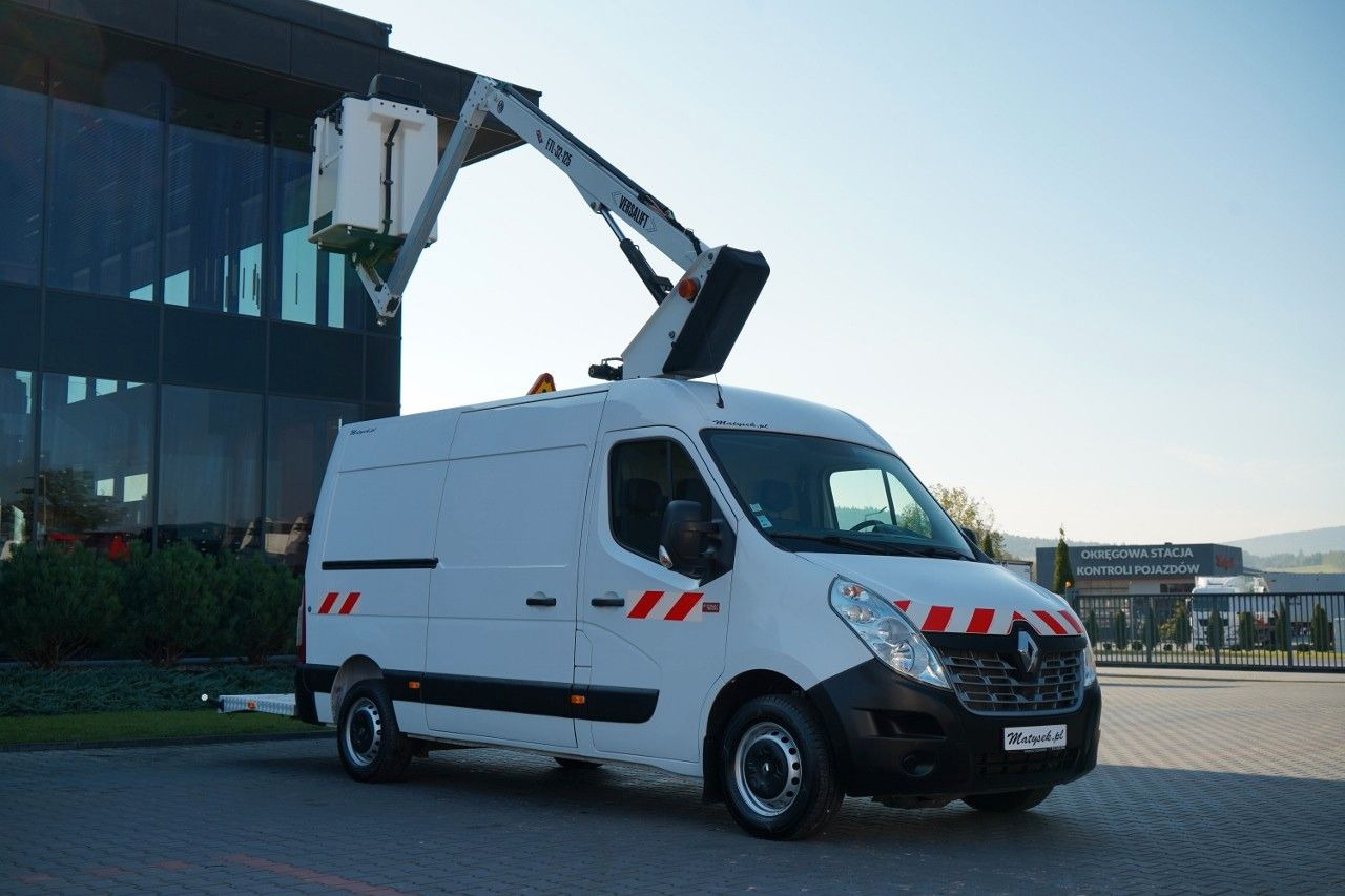 Renault MASTER / PODNOŚNIK KOSZOWY - 10.5 m / BLASZAK + - Nền bục trên không gắn trên xe tải: hình 2 Renault MASTER / PODNOŚNIK KOSZOWY - 10.5 m / BLASZAK + - Nền bục trên không gắn trên xe tải: hình 2