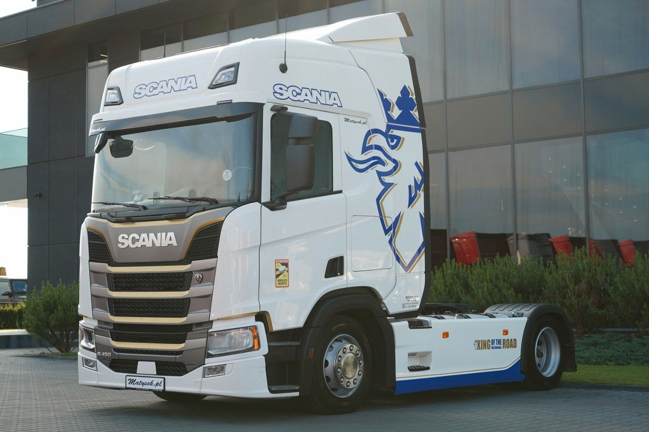 Scania R 450 / MEGA / RETARDER / LOW DECK / PO KONTRAKC - Xe đầu kéo: hình 2 Scania R 450 / MEGA / RETARDER / LOW DECK / PO KONTRAKC - Xe đầu kéo: hình 2