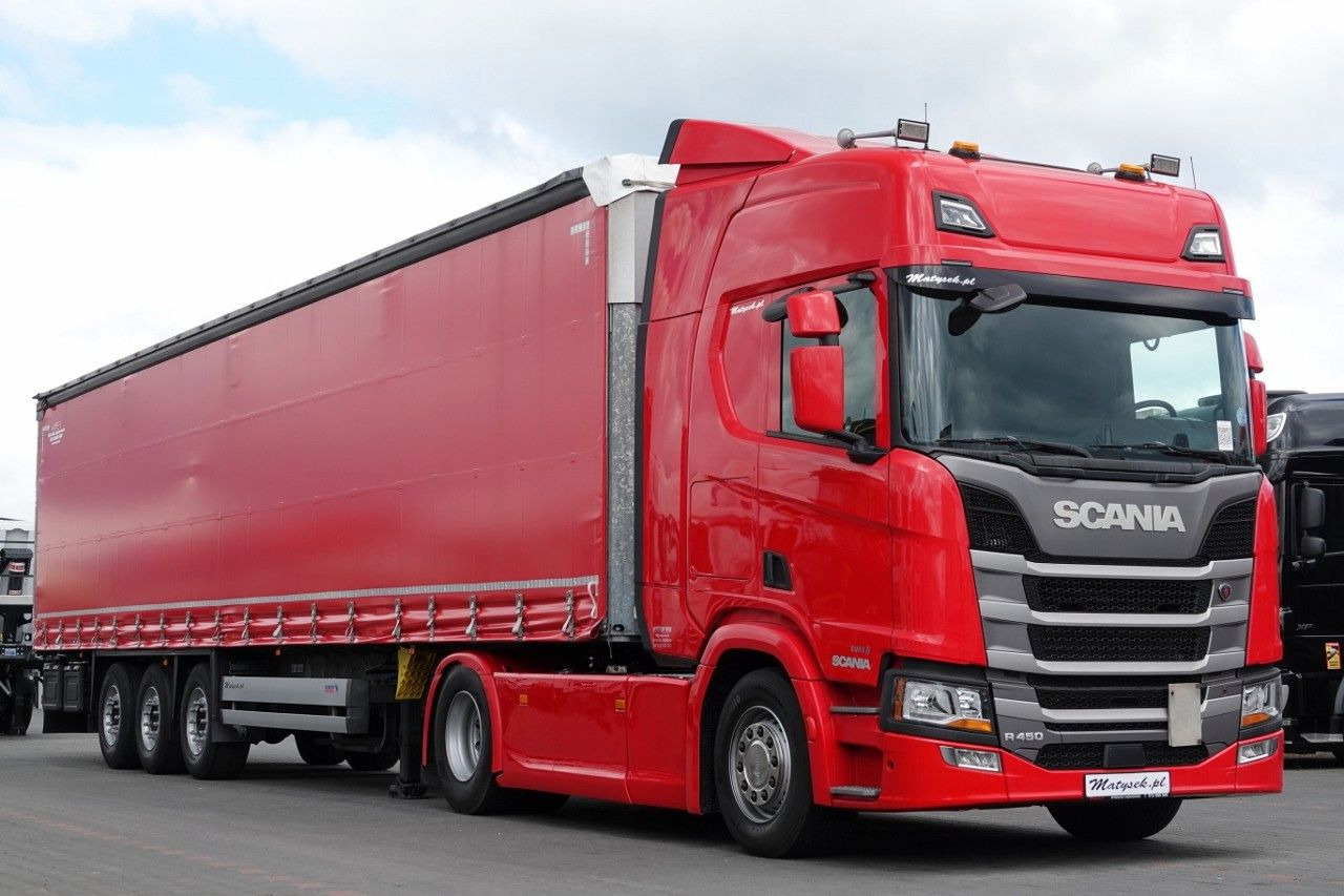 Scania R 450 / OPONY 100% / 2021 ROK / ZESTAW / FIRANKA - Xe đầu kéo: hình 4 Scania R 450 / OPONY 100% / 2021 ROK / ZESTAW / FIRANKA - Xe đầu kéo: hình 4
