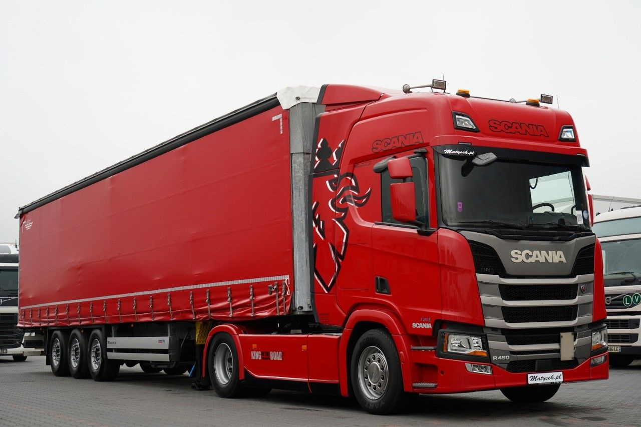 Scania R 450 / ZESTAW / + SCHMITZ / FIRANKA STANDARD / - Xe đầu kéo: hình 4 Scania R 450 / ZESTAW / + SCHMITZ / FIRANKA STANDARD / - Xe đầu kéo: hình 4