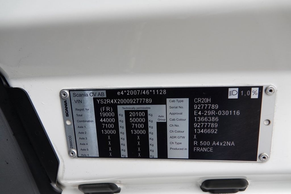 Xe đầu kéo Scania R 500 / RETARDER / I-PARK COOL / NOWE OPONY /: hình 18