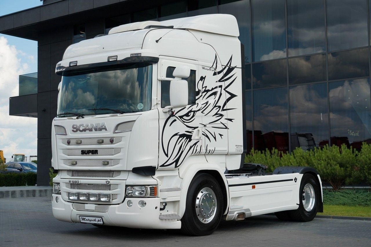Scania R 580 / V8 / RETARDER / CAŁA NA PODUSZKACH - Xe đầu kéo: hình 2 Scania R 580 / V8 / RETARDER / CAŁA NA PODUSZKACH - Xe đầu kéo: hình 2