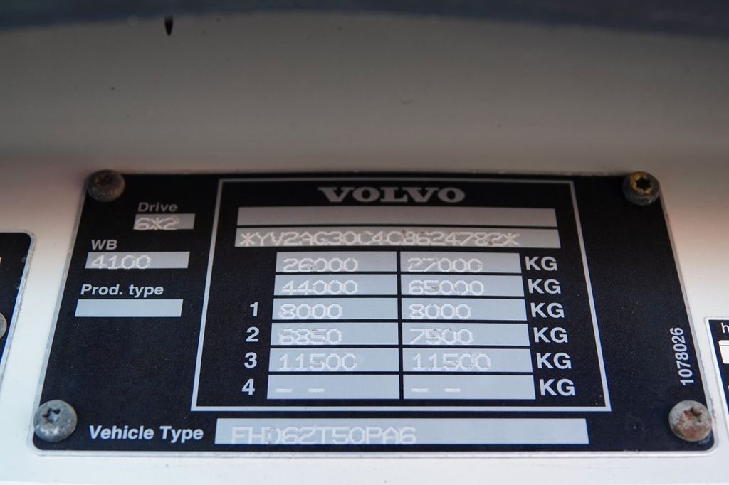 Cho thuê Volvo FH 500 / 6x2 / RETARDER / PEŁNY ADR / PUSHER / O  Volvo FH 500 / 6x2 / RETARDER / PEŁNY ADR / PUSHER / O: hình 18