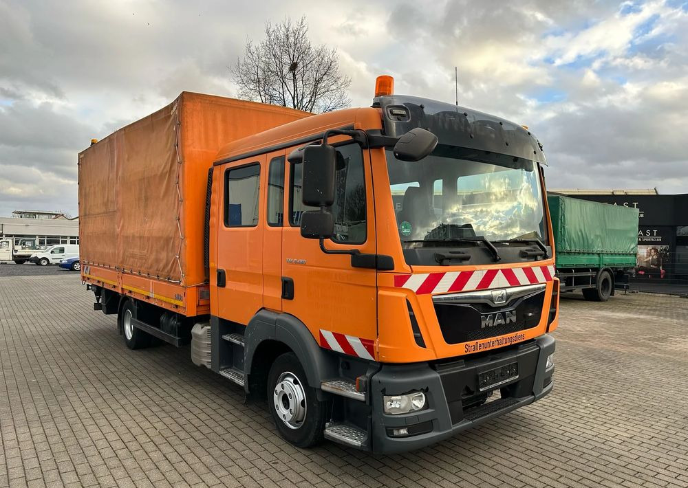 MAN TGL 8.180 DOKA / 6 OSOBOWY /BUTRO-PLANDEKA / - Xe tải thùng mui bạt: hình 1 MAN TGL 8.180 DOKA / 6 OSOBOWY /BUTRO-PLANDEKA / - Xe tải thùng mui bạt: hình 1