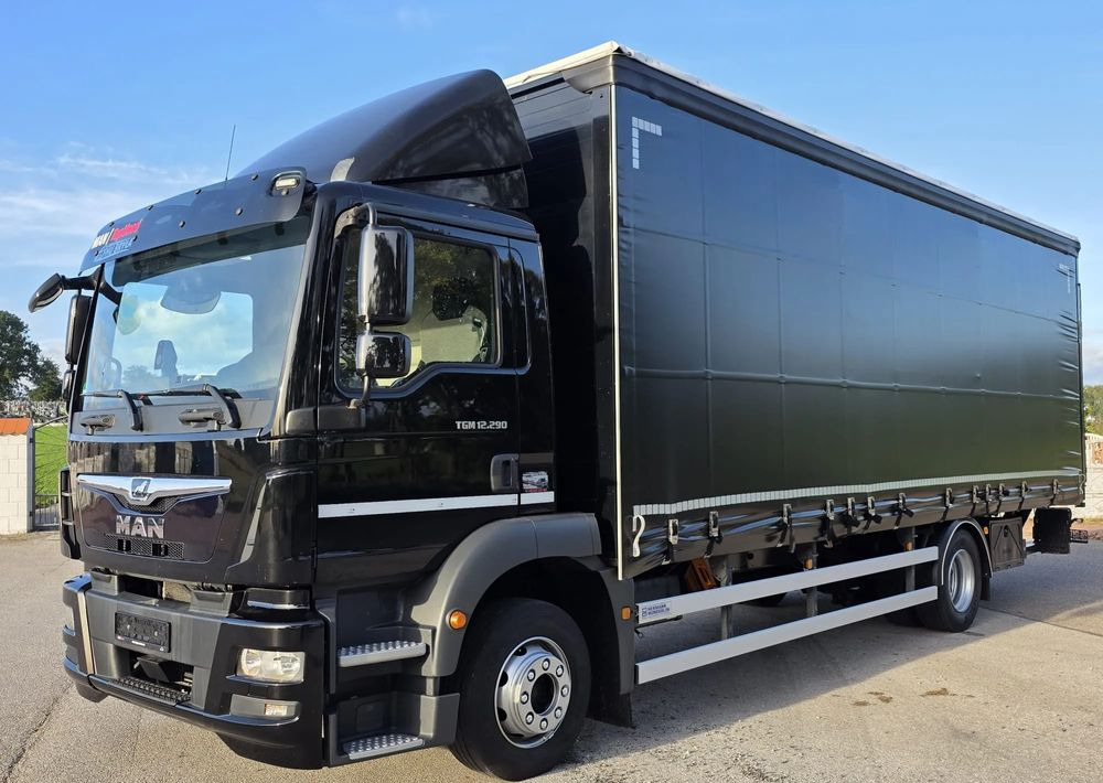 MAN TGM 12.290 / 15.290 / E6/ FIRANKA /BOCZNE DRZWI / BURTO-FIRANKA / 18PALET / WINDA / NISKI PRZEBIEG / 2018/ CAŁY NA PODUSZKACH / SERWISOWANY - Xe tải thùng mui bạt: hình 1 MAN TGM 12.290 / 15.290 / E6/ FIRANKA /BOCZNE DRZWI / BURTO-FIRANKA / 18PALET / WINDA / NISKI PRZEBIEG / 2018/ CAŁY NA PODUSZKACH / SERWISOWANY - Xe tải thùng mui bạt: hình 1