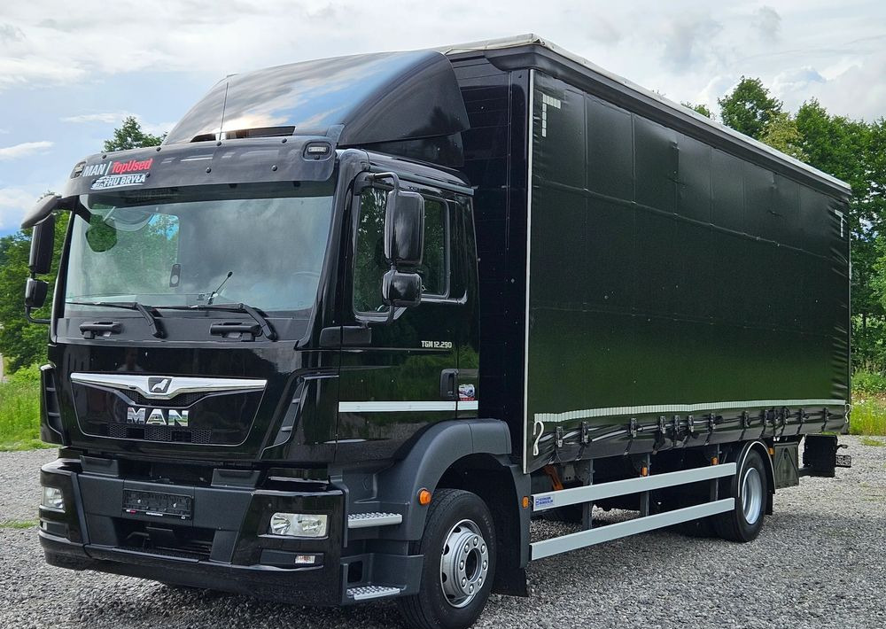 MAN TGM 12.290 / 15.290 / E6/ FIRANKA /BOCZNE DRZWI / BURTO-FIRANKA / 18PALET / WINDA / NISKI PRZEBIEG / 2018/ CAŁY NA PODUSZKACH / SERWISOWANY - Xe tải thùng mui bạt: hình 1 MAN TGM 12.290 / 15.290 / E6/ FIRANKA /BOCZNE DRZWI / BURTO-FIRANKA / 18PALET / WINDA / NISKI PRZEBIEG / 2018/ CAŁY NA PODUSZKACH / SERWISOWANY - Xe tải thùng mui bạt: hình 1