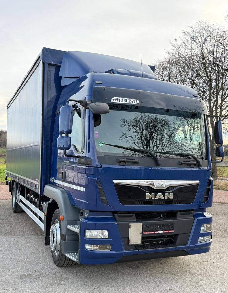 MAN TGM 18.340 / FIRANKA / SPROWADZONY / 9100 ŁADOWNOŚĆ / 18 PALET / E6 / WINDA / - Xe tải thùng mui bạt: hình 3 MAN TGM 18.340 / FIRANKA / SPROWADZONY / 9100 ŁADOWNOŚĆ / 18 PALET / E6 / WINDA / - Xe tải thùng mui bạt: hình 3