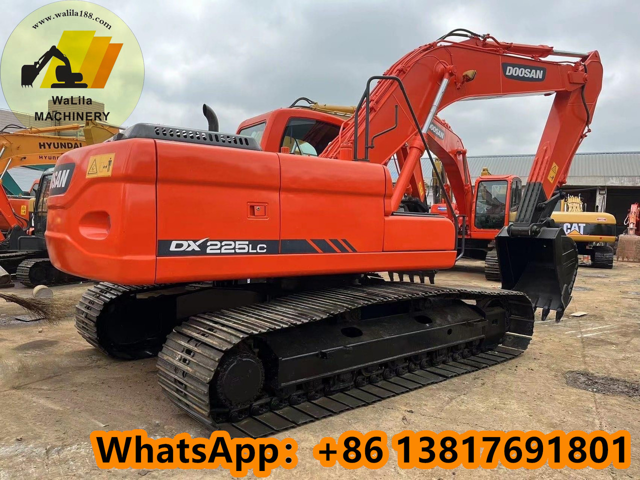 DOOSAN DX225 - Máy xúc bánh xích: hình 1 DOOSAN DX225 - Máy xúc bánh xích: hình 1