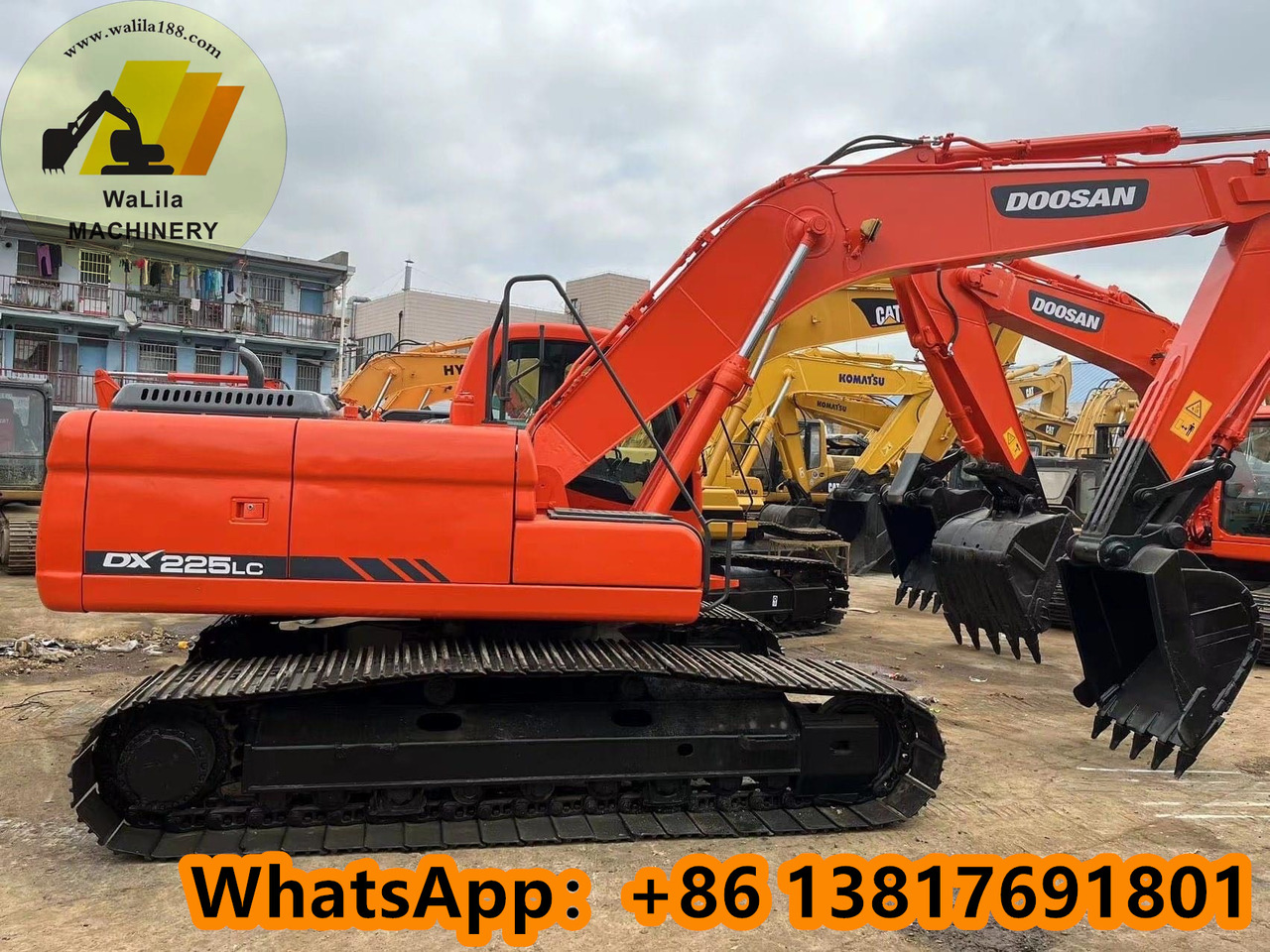 DOOSAN DX225 - Máy xúc bánh xích: hình 5 DOOSAN DX225 - Máy xúc bánh xích: hình 5